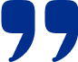Blue quotation marks on a black background.